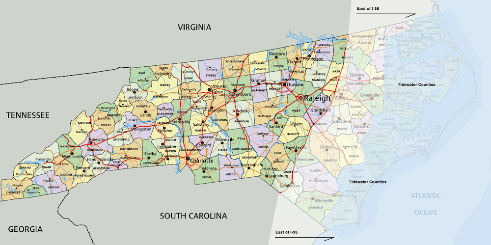 NC Joint Underwriters and Wind Pool Map Explained